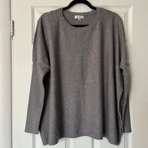 Henly Ribbed-Sleeve Pullover Sweater - Size M-L